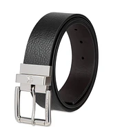 Calvin Klein Men's Pebble Grain Reversible Jean Belt