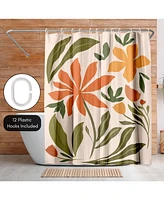 Americanflat 71x74 A Warm Day Shower Curtain - 100% Polyester Shower Curtain