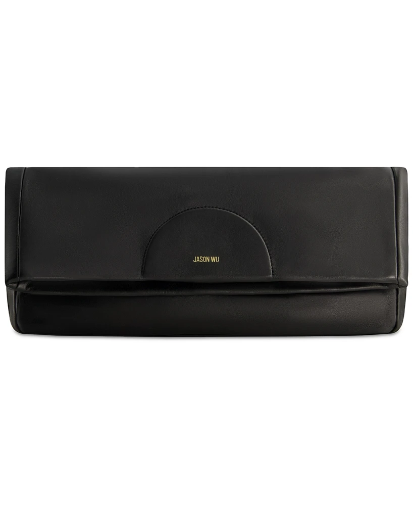 Jason Wu Duvet Large Leather Fold Over Clutch