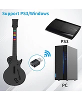 Doyo Guitar Hero Controller for Pc and PS3, Wireless Guitar for Guitar Hero 3/4/5 and Rock Band 1/2 Games