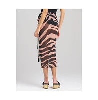 Natori Women's Zebra - Mesh Sarong