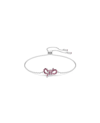 Swarovski Lifelong Bow Rhodium Plated Bracelet