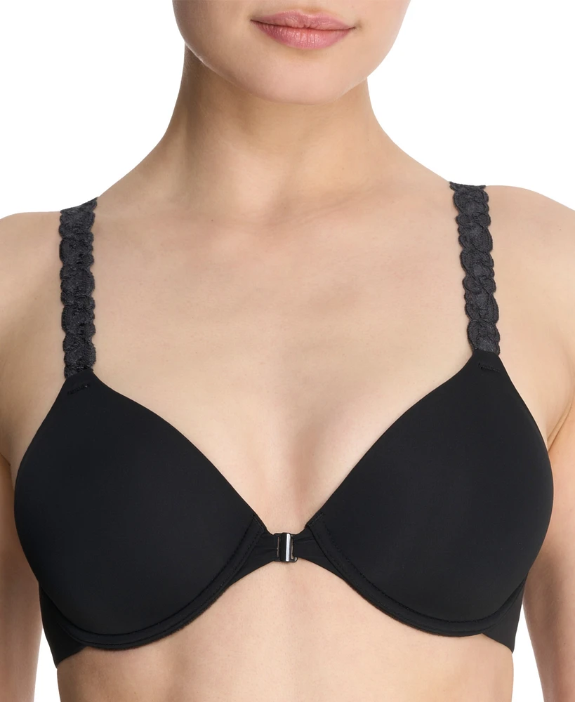 Natori Women's Pure Luxe Convertible Front-Close Contour Underwire Bra 738080