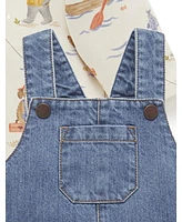 Purebaby Baby Boy Denim Overall Set