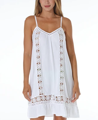 Raviya Women's Eyelet Lace Dress Cover-Up