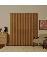 Sun Zero Amherst Velvet Noise Reducing Thermal Extreme 100% Blackout Back Tab Curtain Panel