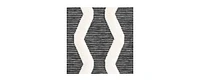 Bayshore Home Textured Tones Trellis 5'3"x8' Area Rug