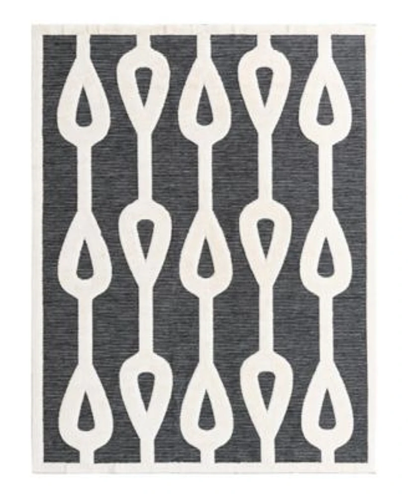 Bayshore Home Textured Tones Drops Rug Collection