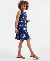 Style & Co Women's Printed Sleeveless Knit Dress, Exclusively at Macy's