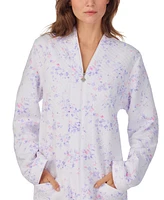 Eileen West Women's Long-Sleeve Waltz Zip Robe