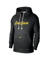 Nike Men's Black Los Angeles Lakers 2024/25 City Edition Courtside Standard Issue Pullover Hoodie