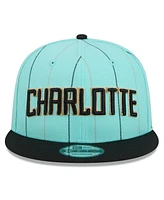 New Era Men's Turquoise Charlotte Hornets 2024/25 City Edition 9FIFTY Snapback Hat