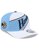 New Era Men's White Atlanta Hawks 2024/25 City Edition 9SEVENTY Stretch-Snap Hat