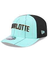 New Era Men's Turquoise Charlotte Hornets 2024/25 City Edition 9SEVENTY Stretch-Snap Hat