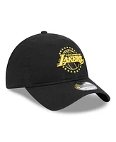 New Era Men's Black Los Angeles Lakers 2024/25 City Edition 9TWENTY Adjustable Hat