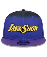 New Era Big Boys and Girls Purple Los Angeles Lakers 2024/25 City Edition 9FIFTY Snapback Hat