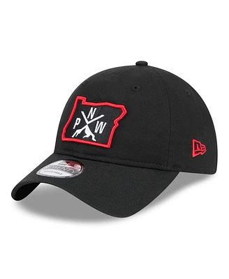 New Era Men's Black Portland Trail Blazers 2024/25 City Edition 9TWENTY Adjustable Hat