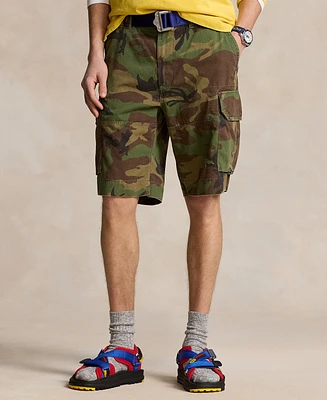 Polo Ralph Lauren Men's 10.5" Relaxed Fit Camouflage Cotton Cargo Shorts