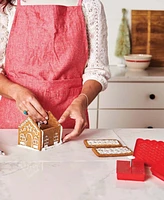 King Arthur Baking Company Gingerbread 3-Piece House Pop-Out Cutters and Kid's Apron Set
