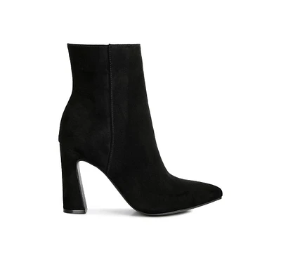 Clubdate Block Heeled Ankle Boots