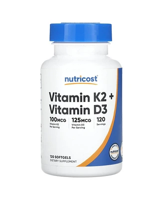 Nutricost Vitamin K2 + Vitamin D3
