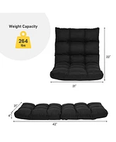 Gouun 14-Position Adjustable Folding Lazy Gaming Sofa