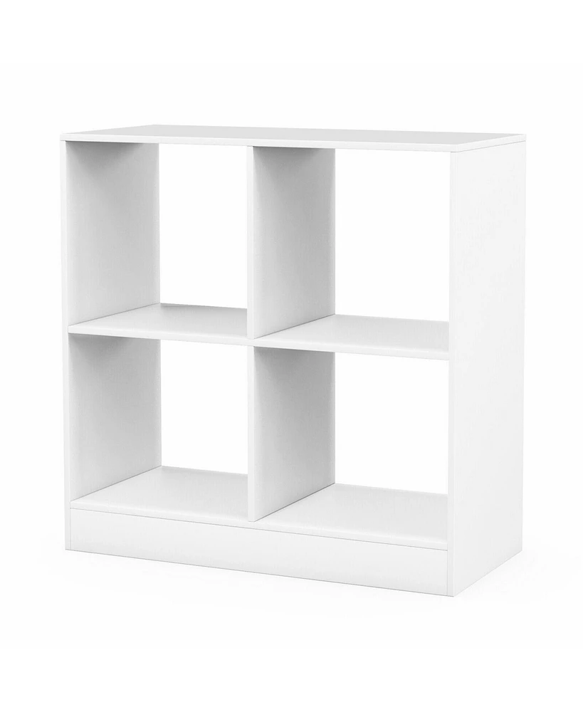 Gouun 4-Cube Kids Bookcase with Open Shelves