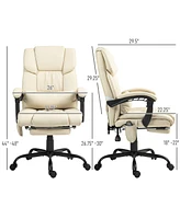 Vinsetto Massage Office Chair, Chair with 6 Vibration Points,