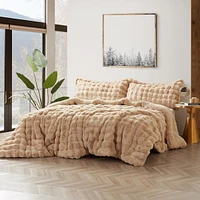 Snowball Chunky Bunny - Coma Inducer� Oversized Comforter Set - Holland Lop Tan,Queen