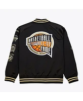 Mitchell & Ness Men's Vince Carter Black 2024 Basketball Hall of Fame Full-Snap Satin Jacket