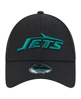 New Era Men's Black New York Jets Momentum 9FORTY Adjustable Hat