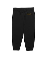 Mitchell & Ness Toddler Boston Bruins Two-Piece Oversized Block Buster Fleece Sweatshirt Pants Set