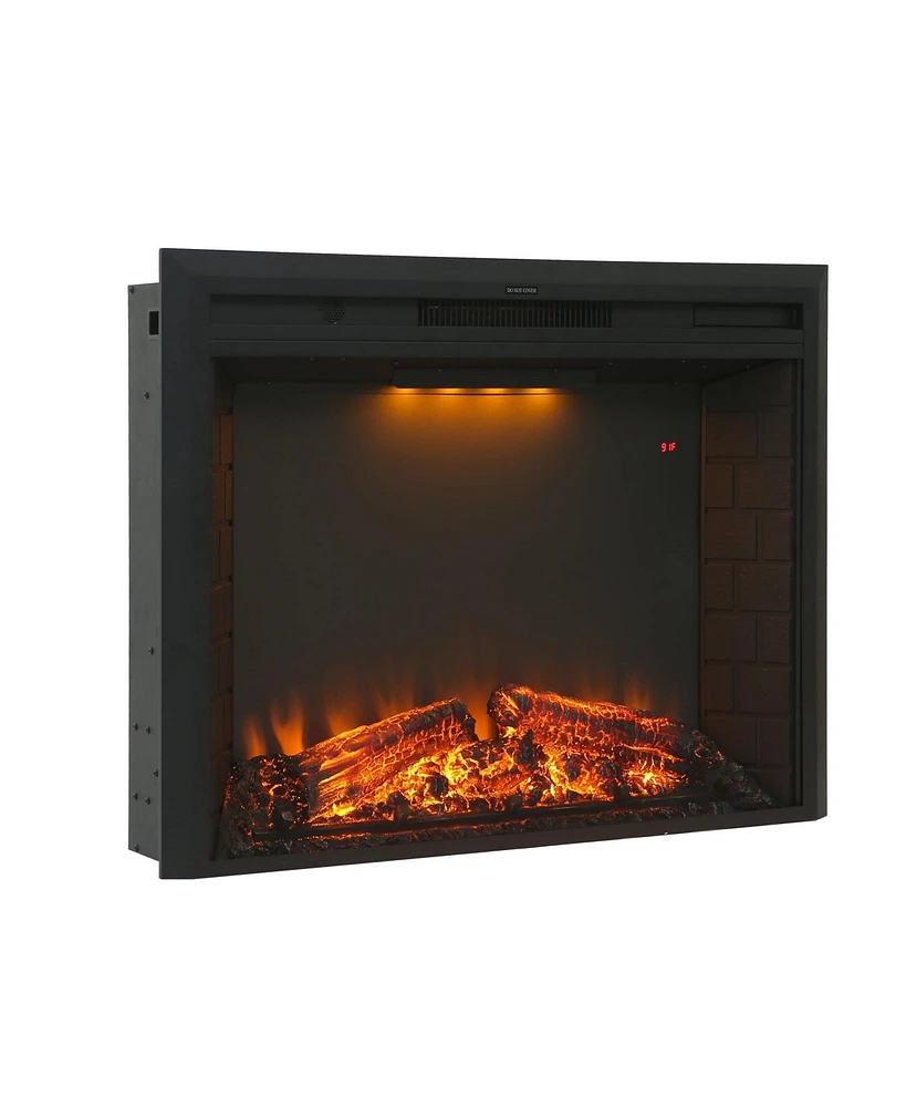 Boyel Living Wall Mounted Recessed Electric Fireplace