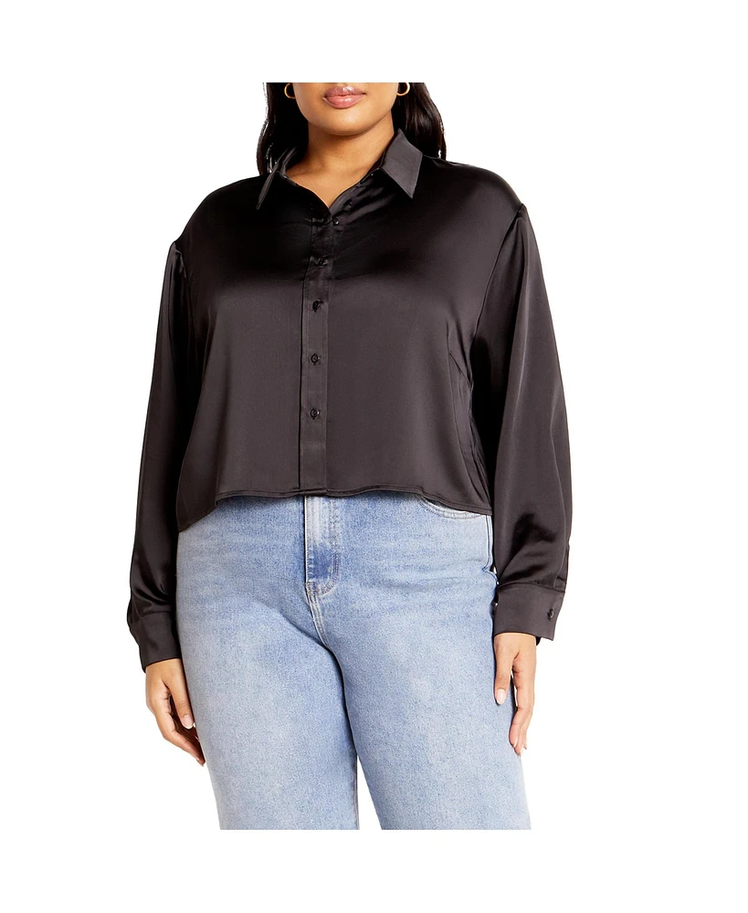 City Chic Plus Amira Shirt