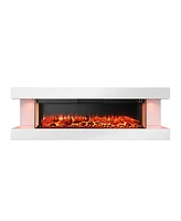 Boyel Living Hanging Electric Fireplace with Remote Control