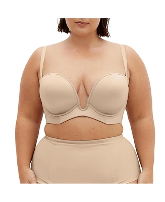 City Chic Plus Size Shapely Plunge Bra