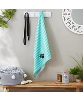 Bone Dry Microfiber Stripe Paw Pet Towel 41x23.5-inch