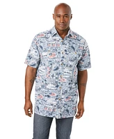 KingSize Men's Big & Tall Short Sleeve American Sport Shirt