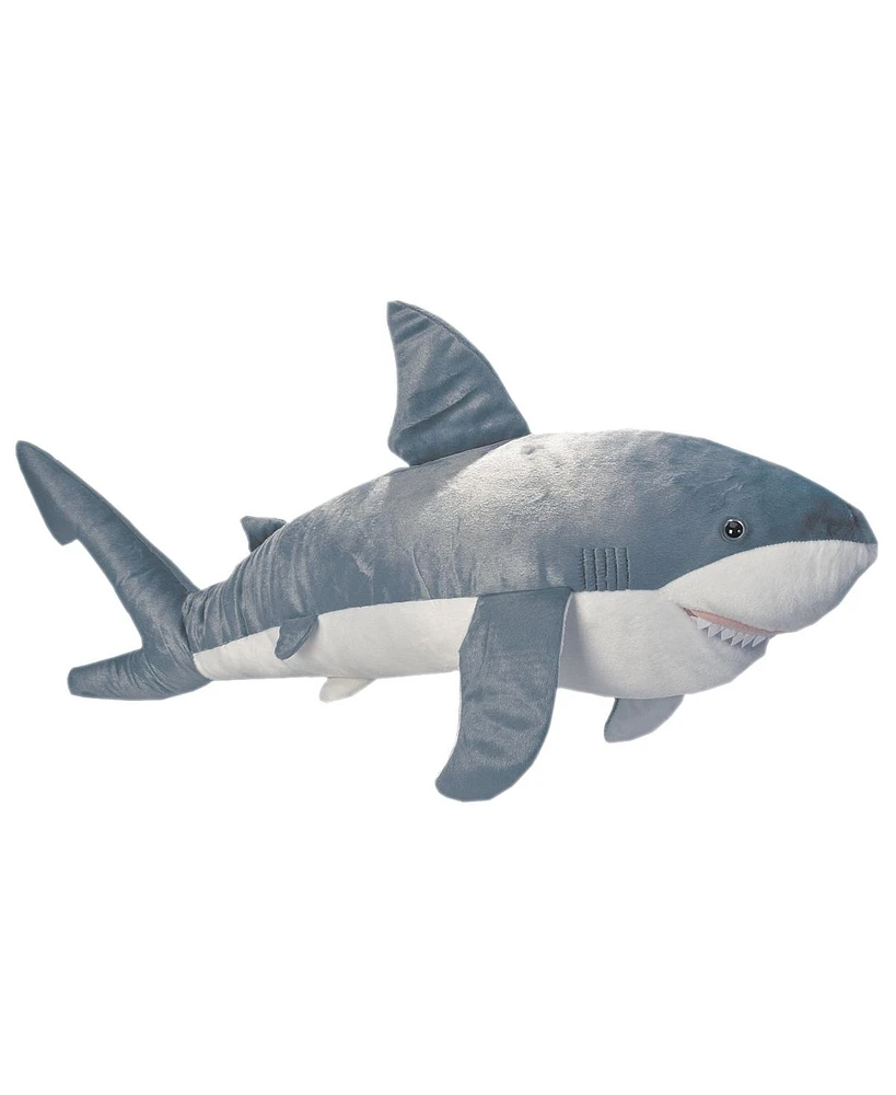 Wild Republic Cuddlekins Jumbo Great White Shark Stuffed Animal, 30 Inches