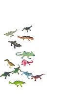 Wild Republic Polybag Mini Lizard Figurines, 12 Pieces