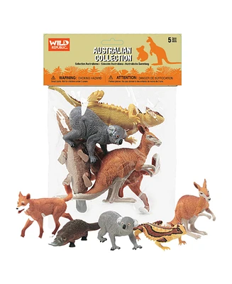 Wild Republic Polybag Australia Figurines, 5 Pieces