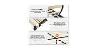 gaomon Queen Bed Frame with Adjustable Headboard, Platform Bed Frame