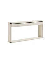 Slickblue 63-Inch Console Table with 3 Drawers Narrow Entryway for Living Room or Hallway