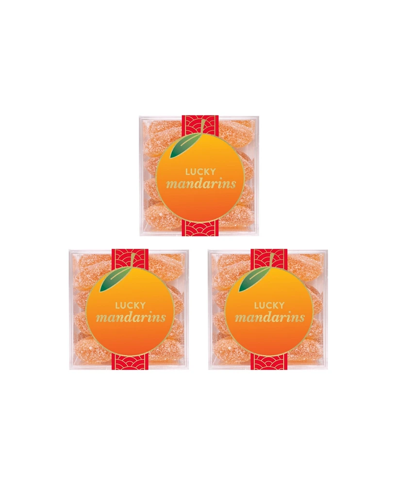 Sugarfina Lunar New Year Lucky Mandarins Small Candy Cube 3 Piece