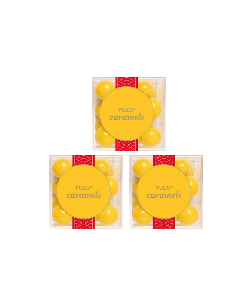 Sugarfina Lunar New Year Yuzu Caramels Small Candy Cube 3 Piece