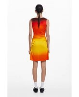 Desigual Women's Ombre asymmetrical dress