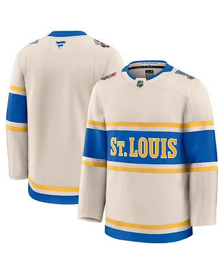 Fanatics Men's Cream St. Louis Blues 2025 Nhl Winter Classic Premium Jersey