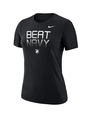 Nike Women's Black Army Knights 2024 Rivalry Collection Beat Navy Legend Performance T-Shirt