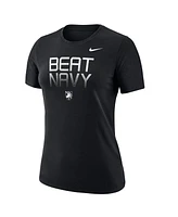 Nike Women's Black Army Black Knights 2024 Rivalry Collection Beat Navy Legend Performance T-Shirt