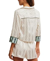 Free People Women's Pillow Talk Short Pajama Set